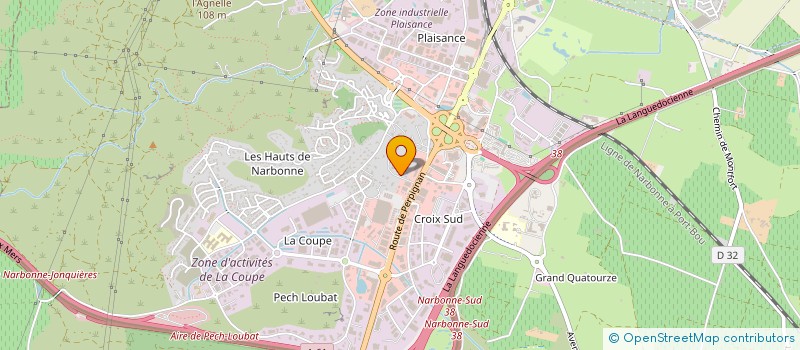 localisation de l'entreprise SARL CAM BOUTIN à NARBONNE
