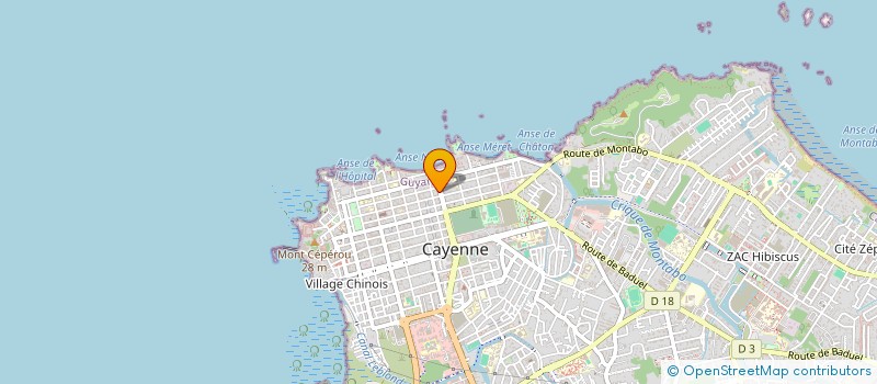 localisation de l'entreprise SARL CAMA GUYANE  CAYENNE