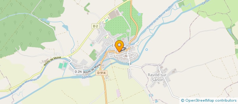 localisation de l'entreprise SARL CAMANA à ARRACOURT