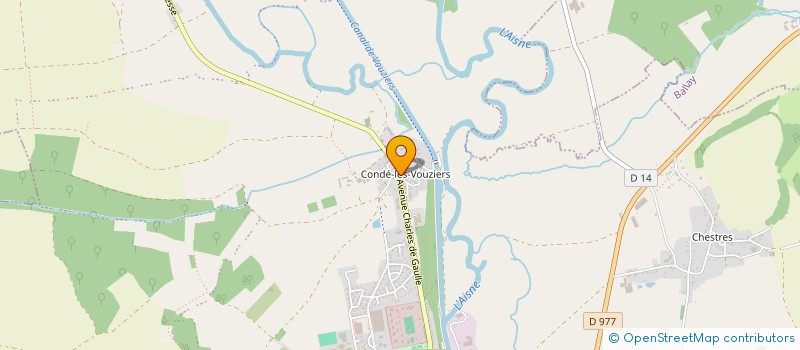 localisation de l'entreprise SARL CAMANAMA  VOUZIERS