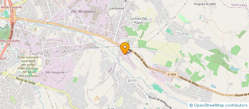 localisation de l'entreprise SARL CAMBON MATERIAUX à CAMBON