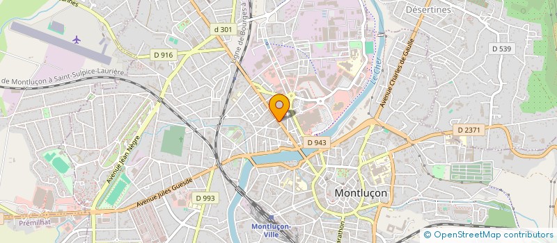 localisation de l'entreprise SARL CAMBONENSE à MONTLUCON