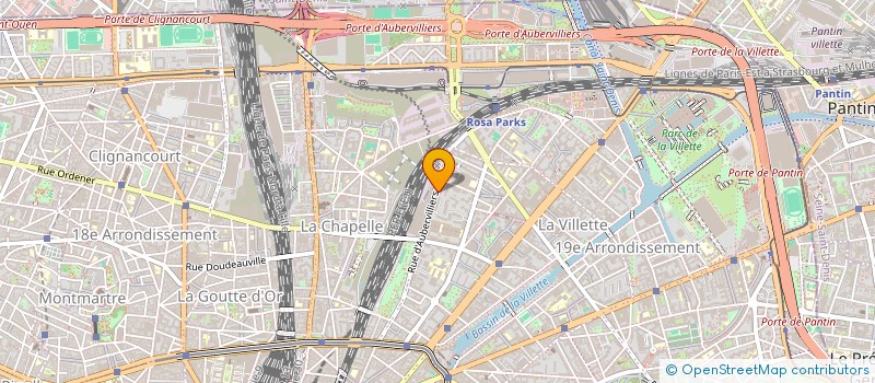 localisation de l'entreprise SARL CAMELEON  PARIS