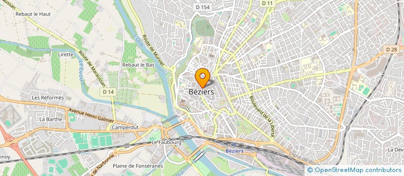 localisation de l'entreprise SARL CAMIG à BEZIERS