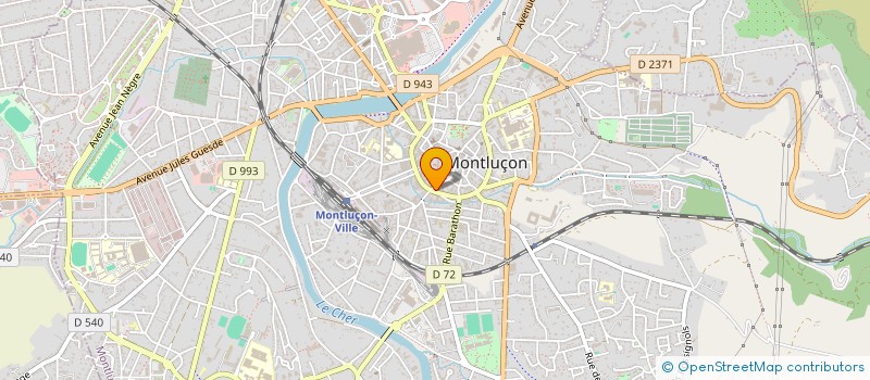 localisation de l'entreprise SARL CAMILLE ET JEANNE à MONTLUCON