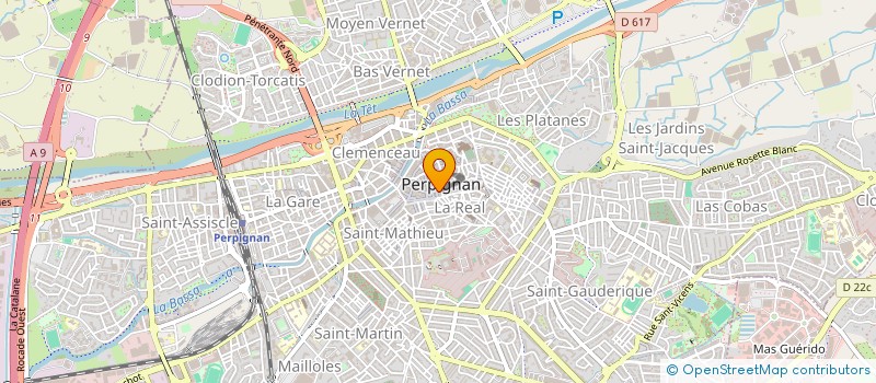 localisation de l'entreprise SARL CAMISEC  PERPIGNAN