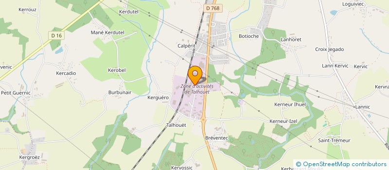 localisation de l'entreprise SARL CAMORS CENTRE CONTROLE TECHNIQUE  CAMORS