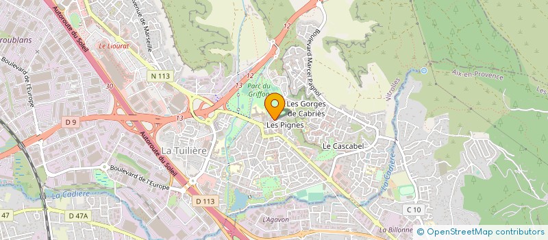 localisation de l'entreprise SARL CAMOULE  VITROLLES