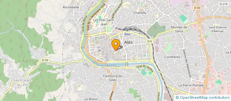 localisation de l'entreprise SARL CAMP  ALES