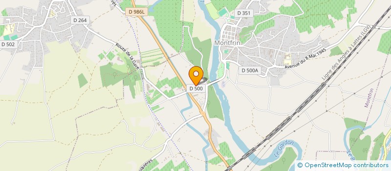 localisation de l'entreprise SARL CAMPING BELLE RIVE à MONTFRIN