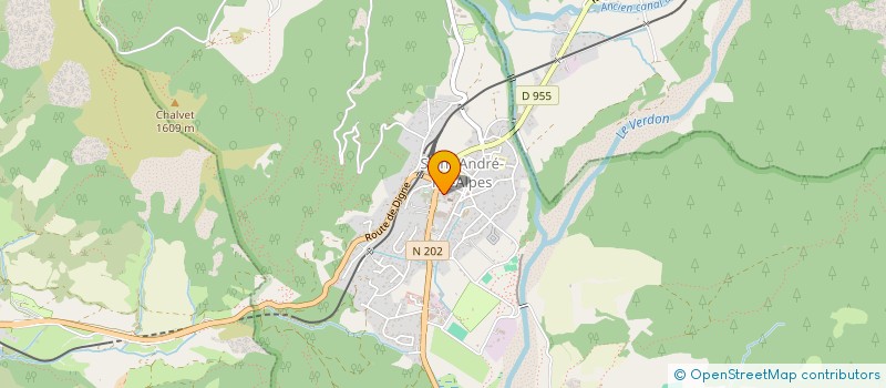 localisation de l'entreprise SARL CAMPING CARAVANING DU LAC  SAINT-JULIEN-DU-VERDON