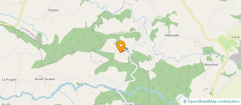 localisation de l'entreprise SARL CAMPING DE LA MONTAGNE D ANCE  CHASTREIX