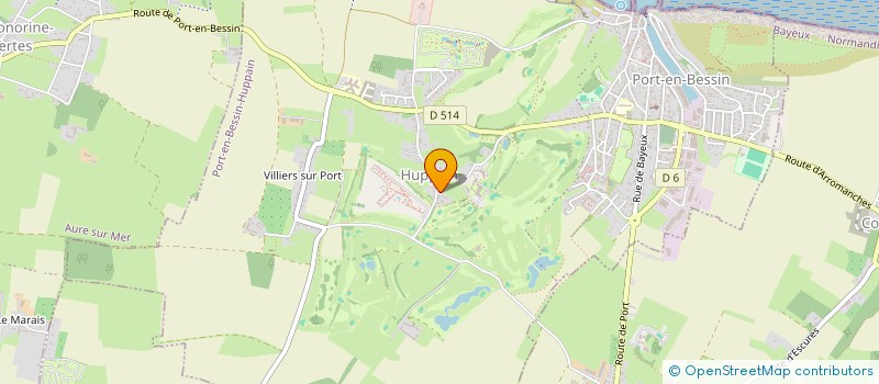localisation de l'entreprise SARL CAMPING DE LA PRAIRIE à PORT-EN-BESSIN-HUPPAIN