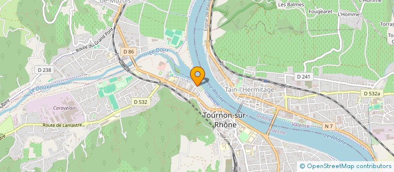 localisation de l'entreprise SARL CAMPING DE TOURNON HPA à TOURNON-SUR-RHONE