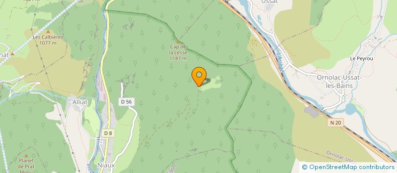localisation de l'entreprise SARL CAMPING DES GROTTES à ALLIAT