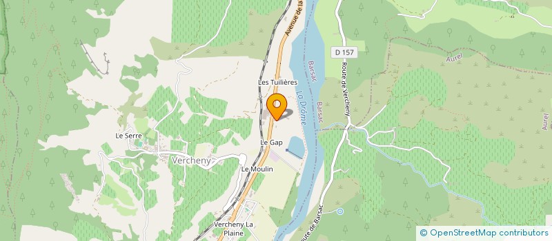 localisation de l'entreprise SARL CAMPING DES TUILLERES  VERCHENY