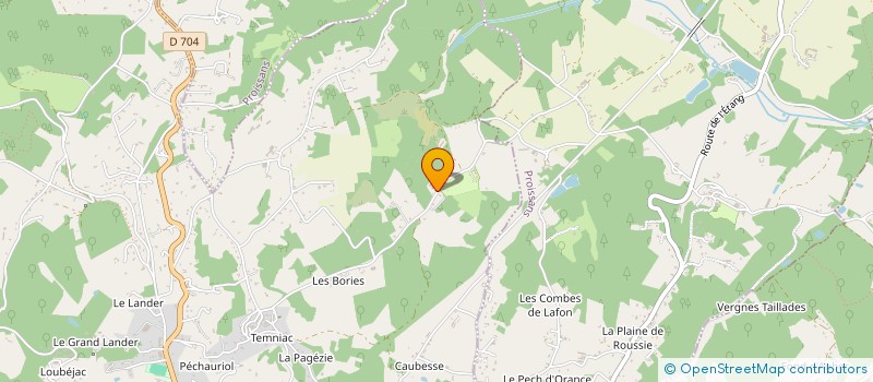 localisation de l'entreprise SARL CAMPING LE CAMINEL  SARLAT-LA-CANEDA