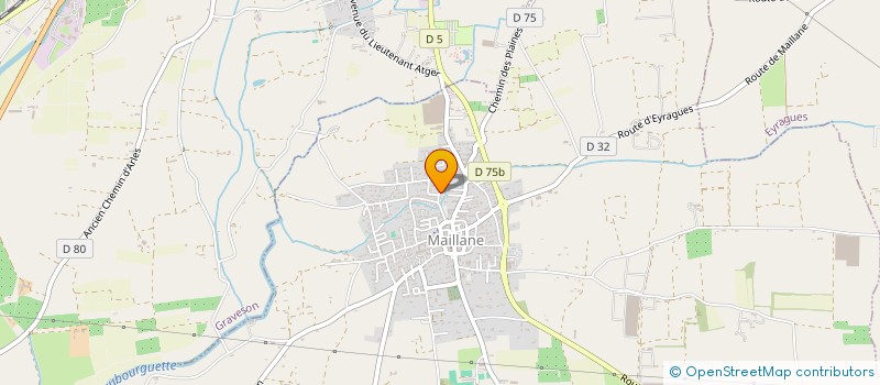 localisation de l'entreprise SARL CAMPING LES FERRUDES  MAILLANE