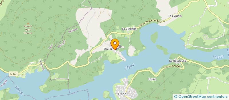 localisation de l'entreprise SARL CAMPING PASTEO  LA SALVETAT-SUR-AGOUT