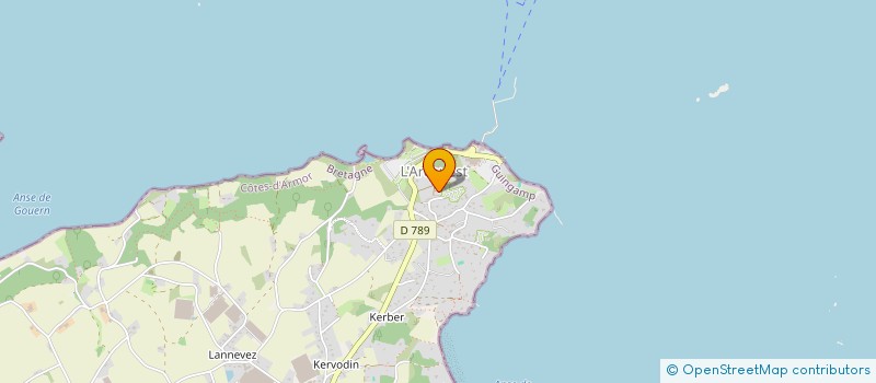 localisation de l'entreprise SARL CAMPING QUINTIN  PLOUBAZLANEC