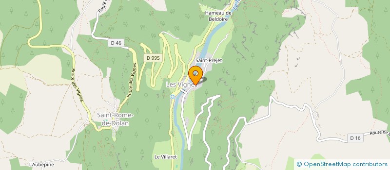 localisation de l'entreprise SARL CAMPING TERRADOS à MASSEGROS CAUSSES GORGES