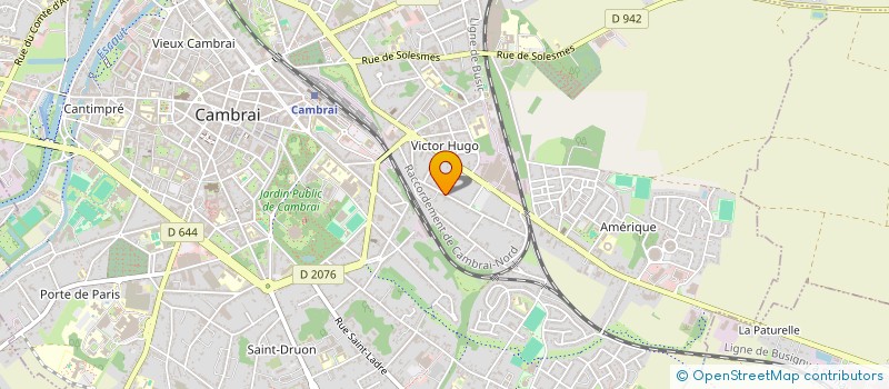 localisation de l'entreprise SARL CAMUSET à CAMBRAI
