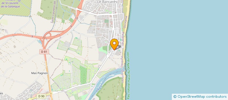 localisation de l'entreprise SARL CAN'S CATALA  LE BARCARES