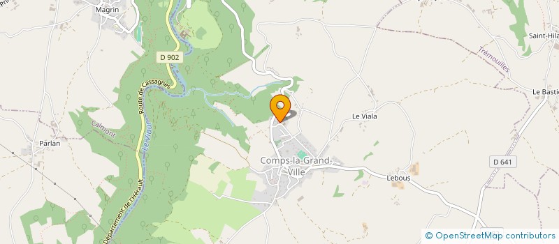 localisation de l'entreprise SARL CANAC FRERES à ARVIEU