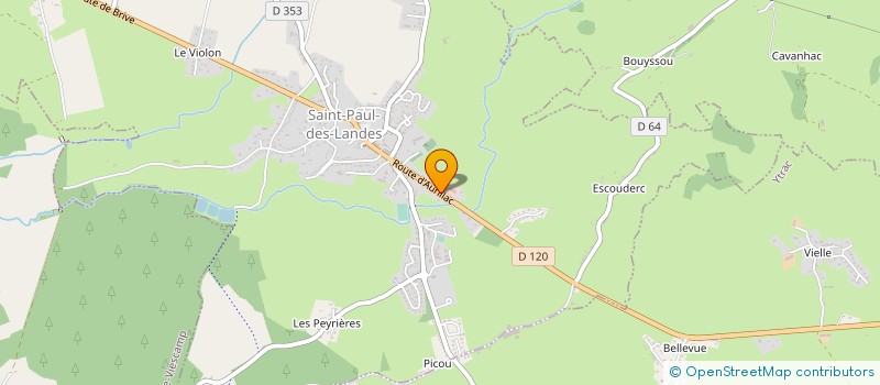 localisation de l'entreprise SARL CANCHES à JUSSAC