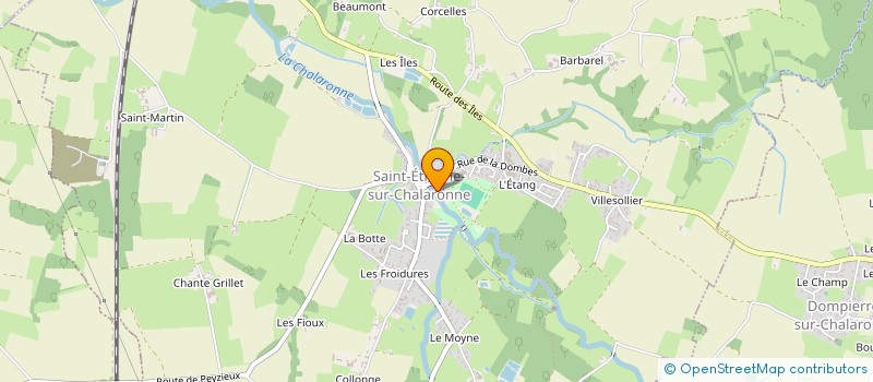 localisation de l'entreprise SARL CANELEC à SAINT-DIDIER-SUR-CHALARONNE