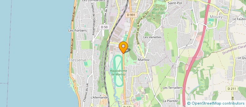 localisation de l'entreprise SARL CANEX à AIX-LES-BAINS