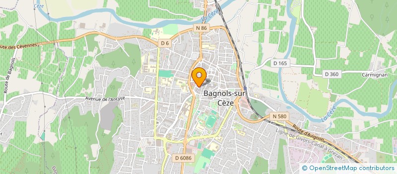 localisation de l'entreprise SARL CANOBY  BAGNOLS-SUR-CEZE