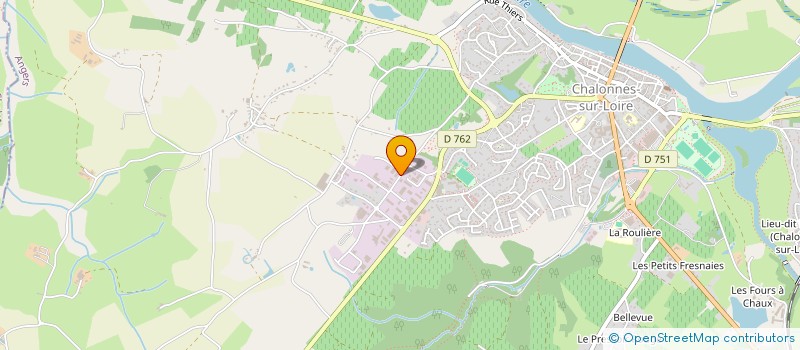 localisation de l'entreprise SARL CANOPEE à CHALONNES-SUR-LOIRE