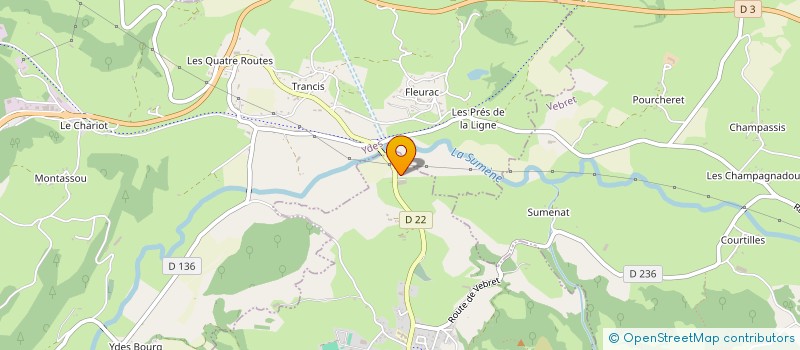 localisation de l'entreprise SARL CANTALCARS à SAIGNES