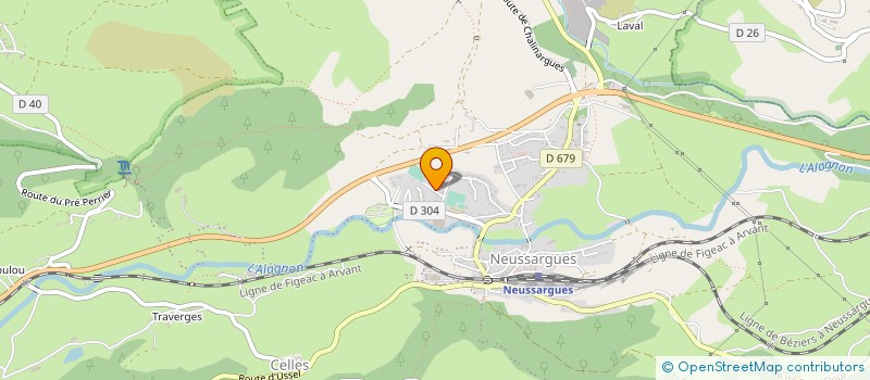 localisation de l'entreprise SARL CANTASACS à NEUSSARGUES EN PINATELLE