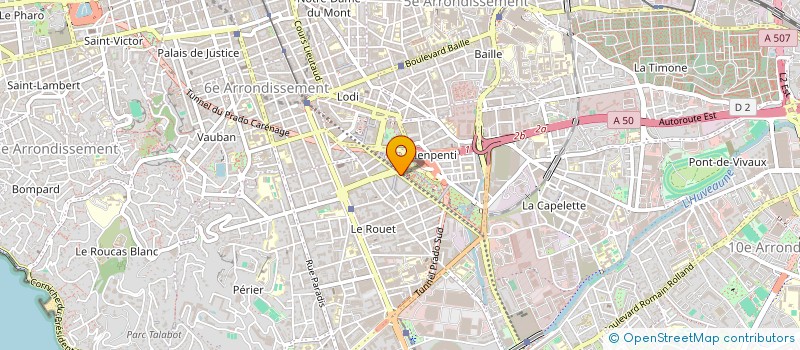 localisation de l'entreprise SARL CANTINI à MARSEILLE