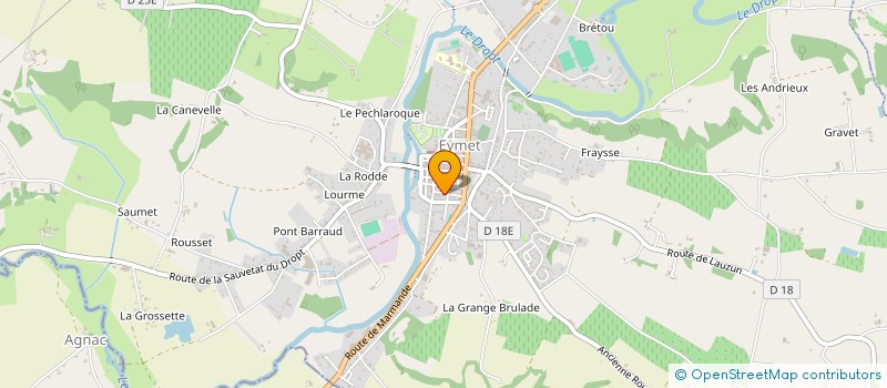 localisation de l'entreprise SARL CANTIRAN à EYMET