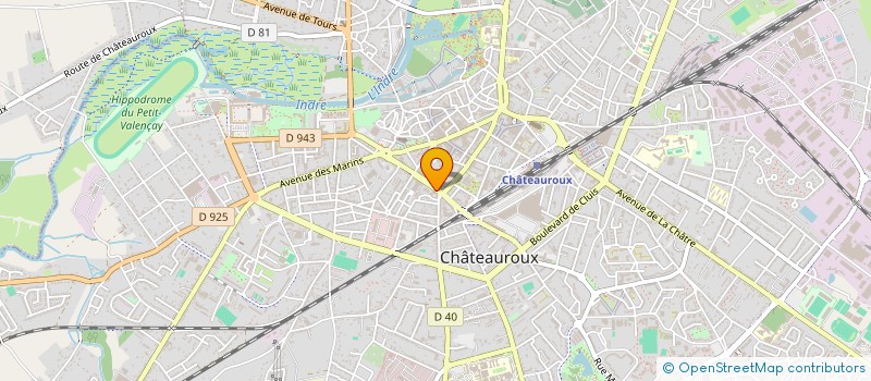 localisation de l'entreprise SARL CANTRELLE PRESSING à CHATEAUROUX