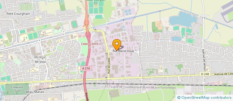 localisation de l'entreprise SARL CANVA  CALAIS