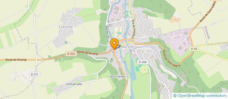 localisation de l'entreprise SARL CANY AMBULANCE  CANY-BARVILLE