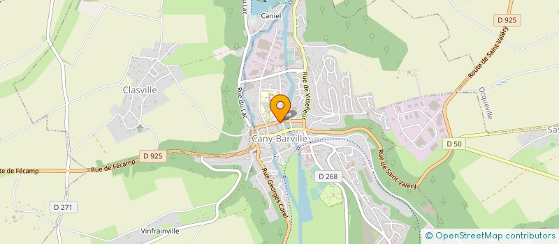 localisation de l'entreprise SARL CANY DECO  CANY-BARVILLE