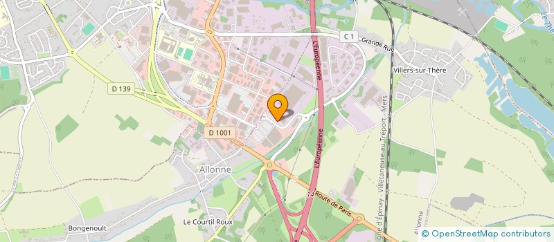 localisation de l'entreprise SARL CANYTHER  ALLONNE