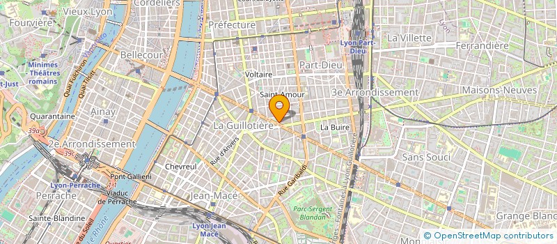 localisation de l'entreprise SARL CAP 2J  LYON