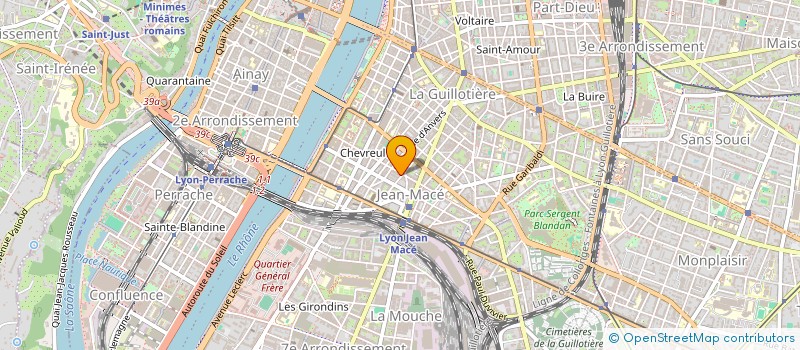 localisation de l'entreprise SARL CAP A ADIFORCE CONSTRUCTION  LYON