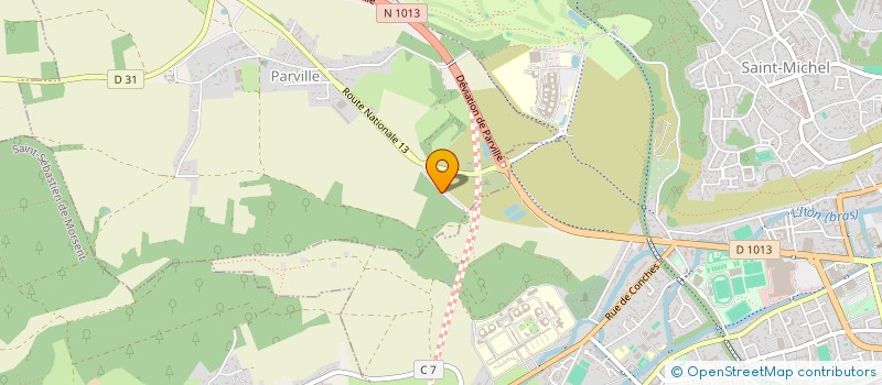 localisation de l'entreprise SARL CAP AMBULANCES à PARVILLE
