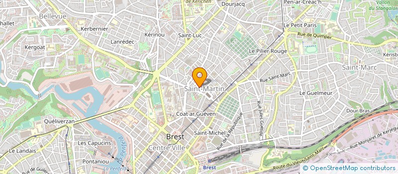 localisation de l'entreprise SARL CAP AUX VINS à BREST