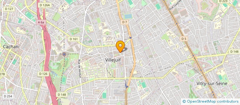 localisation de l'entreprise SARL CAP AVENIR  VILLEJUIF