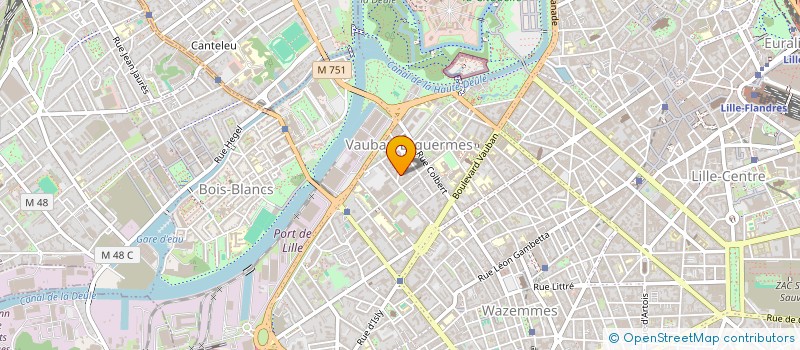 localisation de l'entreprise SARL CAP ENTREPRISES à LILLE