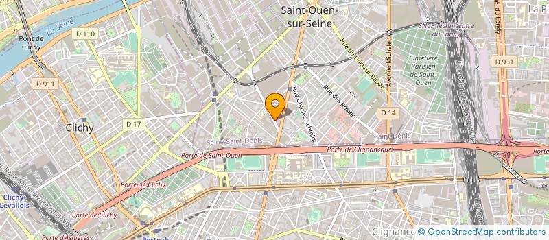 localisation de l'entreprise SARL CAP ETANCHEITE à SAINT-OUEN-SUR-SEINE