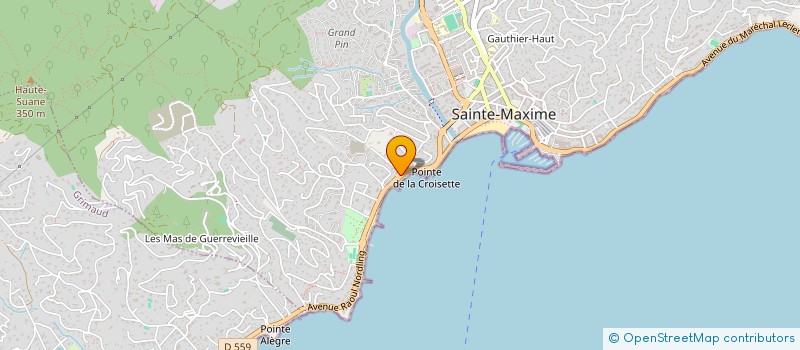 localisation de l'entreprise SARL CAP GLF à SAINTE-MAXIME